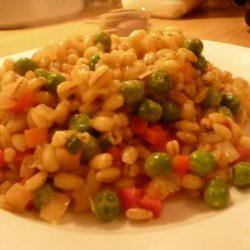 Lemony Vegetable Barley Pilaf