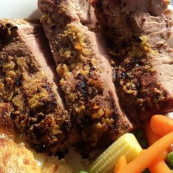 Dean's Pork Tenderloin W/Mustard and Cornflakes