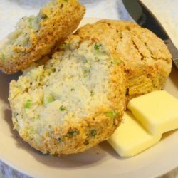 Buttermilk Biscuits With Green Onions, Black Pepper and Sea Salt