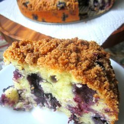 Lemon Blueberry Streusel Cake