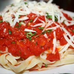 Pasta with Roasted Red Pepper Sauce