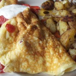 Ww Strawberry Omelet - Omelette Aux Fraises