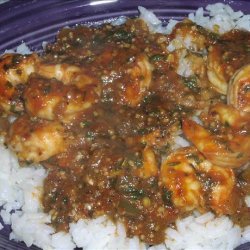 Spicy Salsa-Cilantro Shrimp