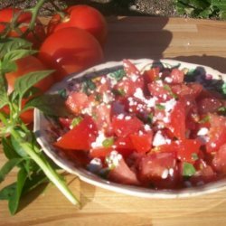 Cold Tomato & Cheese Salad