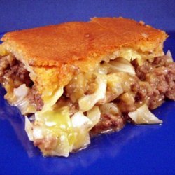 Cabbage & Meat Pie