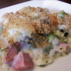 Broccoli and Ham Gratin