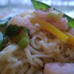 Shrimp and Ramen Noodle Stir-Fry