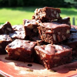 Cherry and Spice Brownie Bites