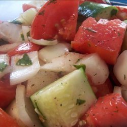 Chunky Garden Tomato Salad