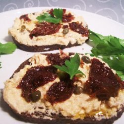 Goat Cheese With Paprika, Garlic, Sun-Dried Tomatoes and Capers