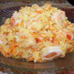 Nigerian Coconut Shrimp Rice