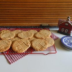 Giant Chewy Peanut Butter Cookies