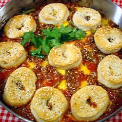 Beefy Biscuit Casserole