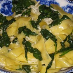 Ukrainian Spinach Noodles