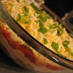 Lighter Layered Mexican Dip