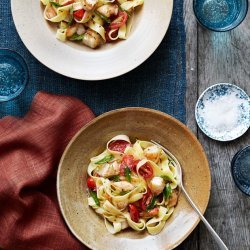 Fettuccine With Shrimp