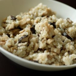 Oyster Mushroom and Barley Risotto