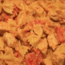 Creamy Cajun Chicken and Pasta for One