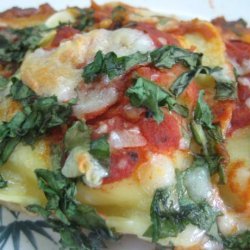 Spinach Ravioli Bake