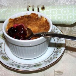 Russian Blueberry and Raspberry Pudding