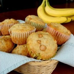 Banana Nut Peanut Butter MUFFINS