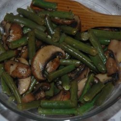 Sautéed Green Beans With Mushrooms
