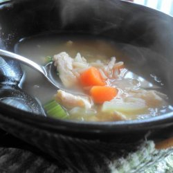 Hedda's Chicken(Or Turkey) and Rice Soup