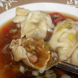 Chili-Spiced Shrimp Wonton Soup