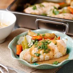 Mustard- Sauced Chicken And Vegetables