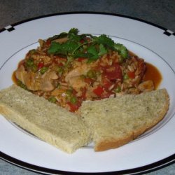 Brown Arroz Con Pollo (Brown Rice and Chicken)