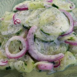 Creamy Cucumber Salad