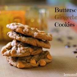 Butterscotch Gingerbread Cookies