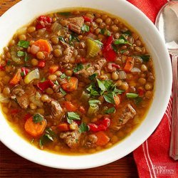 Lentil Soup With Beef