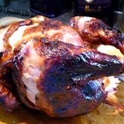 Orange-Teriyaki Injected Rotisserie Chicken