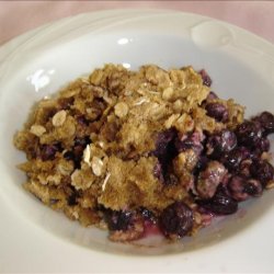 Fresh Blueberry Crisp