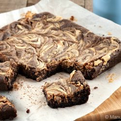 Peanut Butter Swirl Brownies