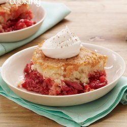 Rhubarb Dump Cake