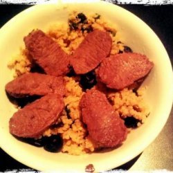 Quinoa Salad With Blackberries and Lamb