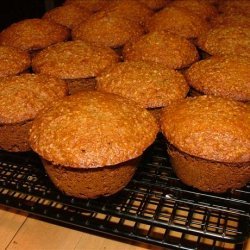 Oat Bran Applesauce Muffins