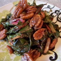 Collard Greens With Pecans (Vegan)