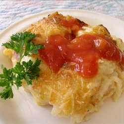 Cheesy Ham Hash Browns Casserole