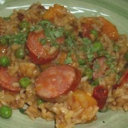 Pumpkin Chorizo Paella