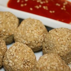 Sesame Crusted Chickpea Patties