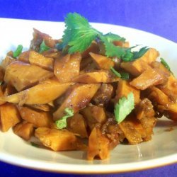 Stir-Fried Spicy Sweet Potatoes