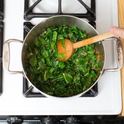 Collard greens and red beans