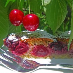 Italian Old Fashioned Cherries Cake or Dolce Di Ciliegie