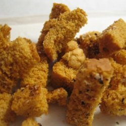 Drew's Spicy Croutons