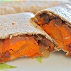 Addictive Sweet Potato Burritos