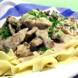 Daria's Slow Cooker Beef Stroganoff