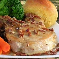 Awesome Honey Pecan Pork Chops